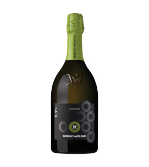 Безалкогольне ігристе вино Borgo Molino Spumante Alcohol Free 			